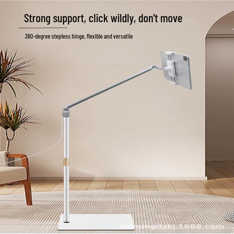 Ollymurs Dual Arm Telescopic Phone & Tablet Floor Stand