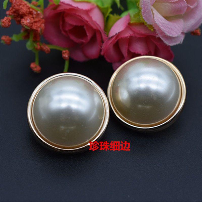 Button Button Plastic Gold Round Coat Top Women'S Shirt Jacket Sweater Accessories