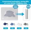 Neck Healthcare Bed Pillow Butterfly Sleep Memory Pillow Slow Rebound Comfortable Copper Ion Sleep Pillow Cervical Orthopedic