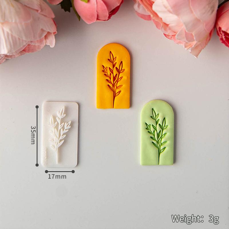 Fresh Flower Clay Soft Pottery Earrings Molds Are Suitable for Making Handmade Diy Jewelry Pendants Polymer Clay Tools