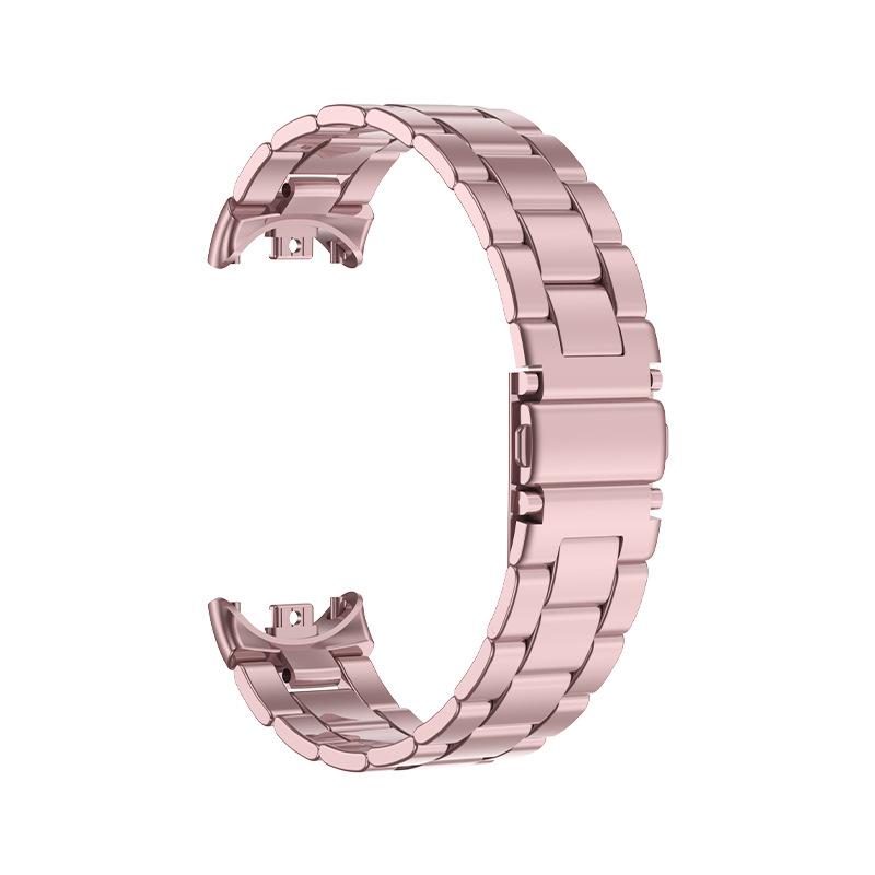 Metal Band For Xiaomi Mi Band 9 Watchband Stainless Steel Slim Business Strap For Xiaomi Band 8 Sport Bracelet Accessories