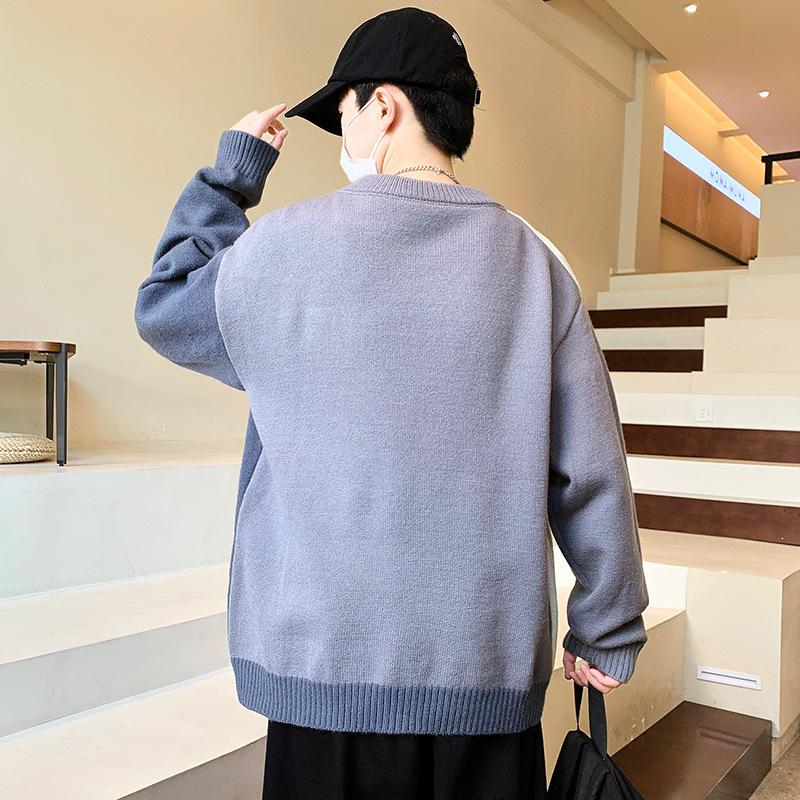 Hot Sale, Autumn and Winter New Casual Crew Neck Sweater Bottom Knitted Sweater Large Size Loose Sweater
