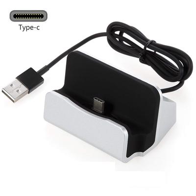 1PC Practical Multiple Color Mobile Phone Charger Apple Android Type-C Charging Base Iphone7X Mobile Phone Base Desktop Fast Charging Base