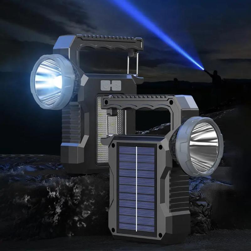 

Светодиодные фонари на солнечной энергии Многофункциональный портативный свет Перезаряжаемый Кемпинговый рабочий свет Зарядка от солнца 4 режима Фонарик 8.5*6cm-8h
