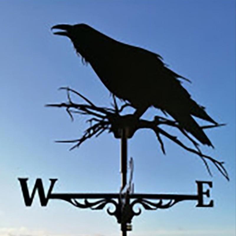 Wetterfahnen-Ornament aus Edelstahl für den Außenhof