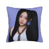Kpop Style Girl Minji Bunnies Art Pillow Case Print Pillow Cover Retro Trendy Pillowcases For Living Room Sofa