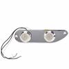 2PCS Silver Prewired Guitar Control Plate Metal Guitar Parts Guitar Accessories  Electric Guitar