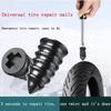 10-30PCS Car Tyre Repair Rubber Nail Universal Car Motorcycle Repair Nails Set Truck Scooter Bike Tire Puncture Repair Tool