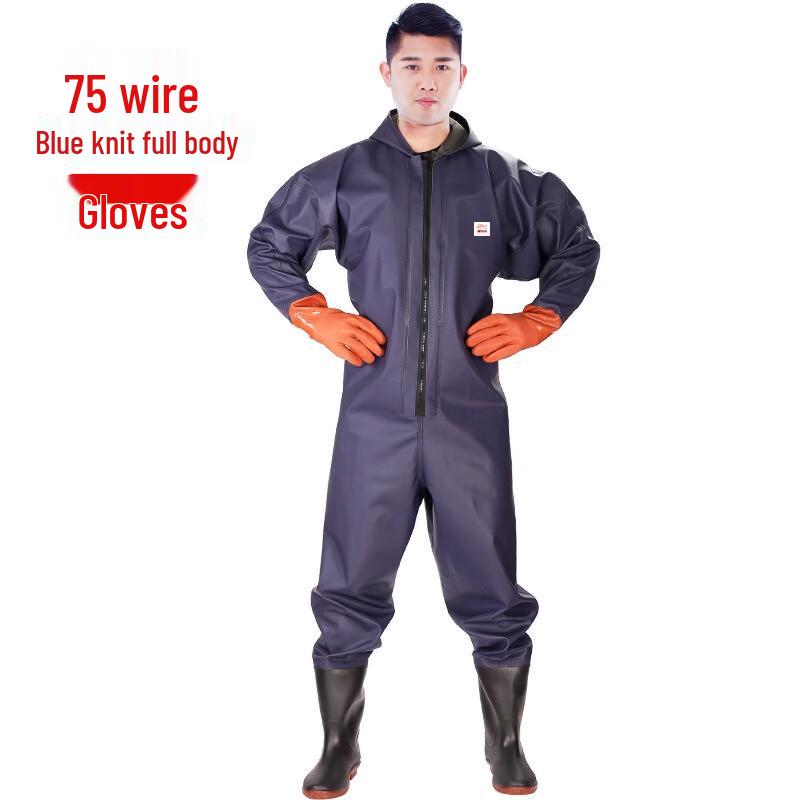 Peng an Yududuo Full Body Waterproof Wader Suit with Integrated Boots 42