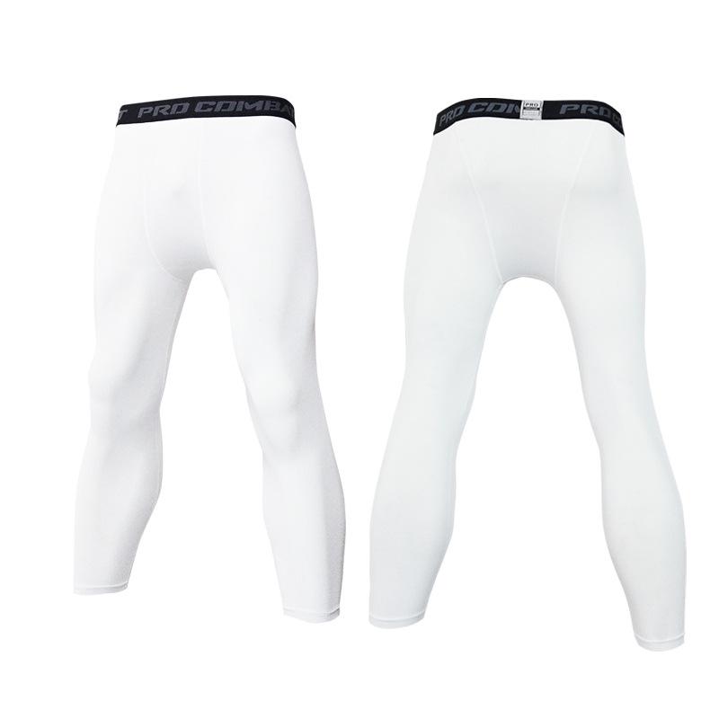 Men's Seven-Point Compression Tights for Basketball and Sports Training