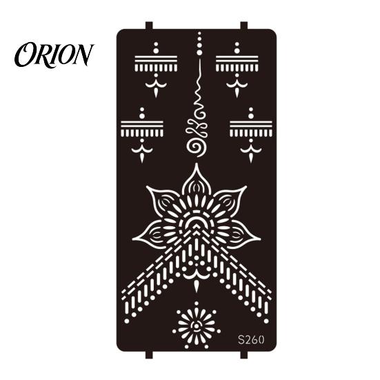 Wedding Henna Stencil Reusable Indian Tattoo Stencils, Mehndi Hand Painting Templates, Bohemian Style DIY Flower Pattern for Body Art, Festival Makeup
