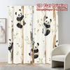 2pcs, 2D FLAT PRINTING Curtains (Without Rod) PandaClimbers Chic Chic Curtains Polyester Curtains Versatile All Perfect for