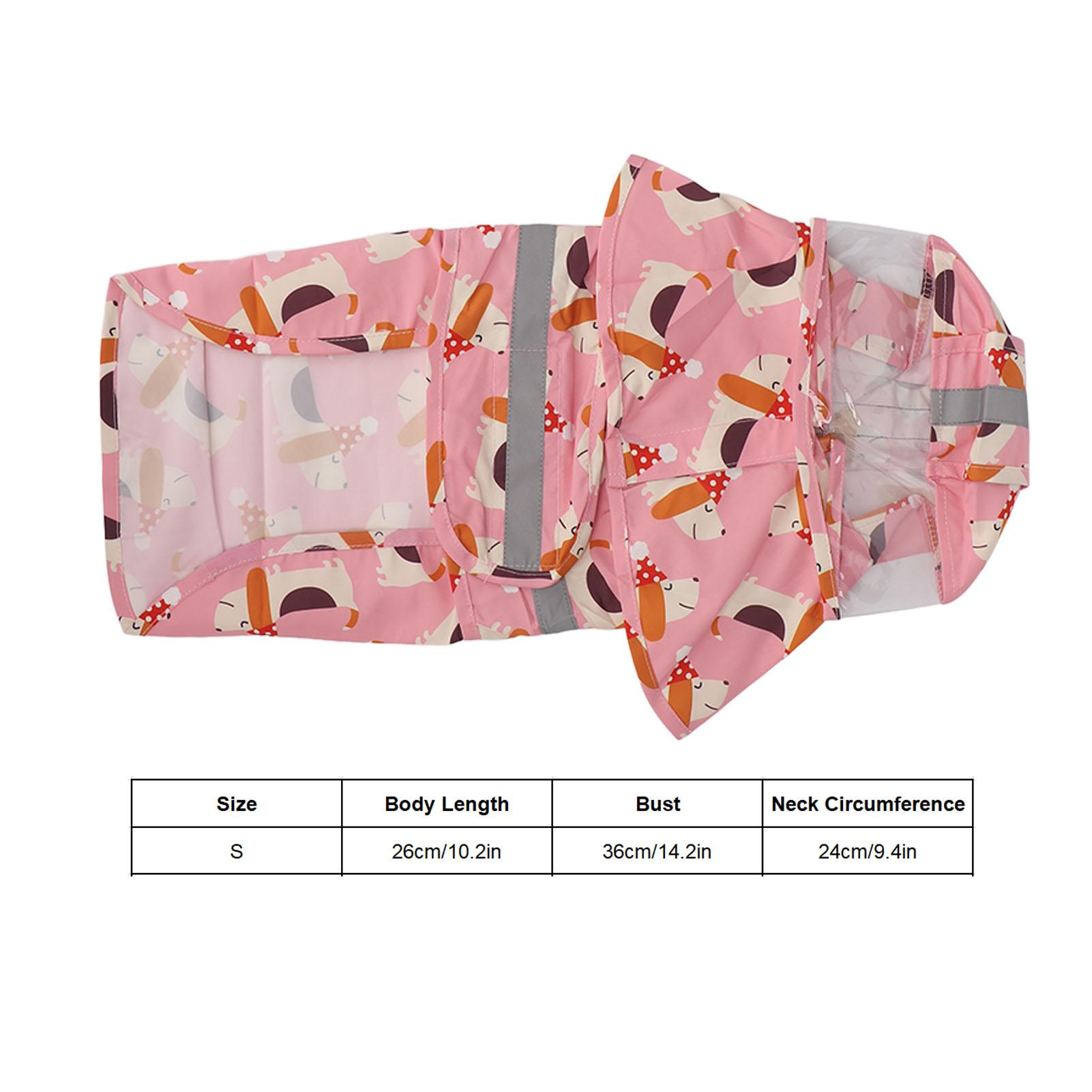 

Dog Raincoat Waterproof Light Weight Reflective Puppy Rain Jacket For Outdoor Travel Camping Hiking Pet Supplies