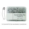 Curved Safe Pins Bending High Strength Steel Quilting for Crocheting Sewing