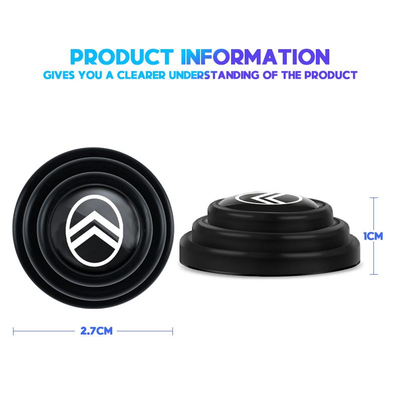 4Pcs Car Door Anti-shock Pad Anti-noise Buffer Gasket Auto Interior For Citroen Saxo C8 C-Elysee C15 C4L C6 C4 C3 Picasso Cactus