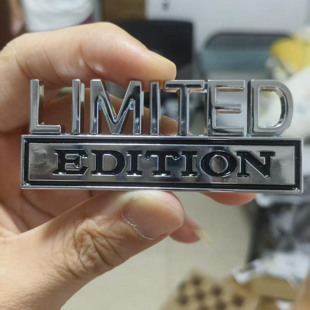 Limited Edition 3D Metal Vehicle Emblem, Custom Body Decoration Stickers