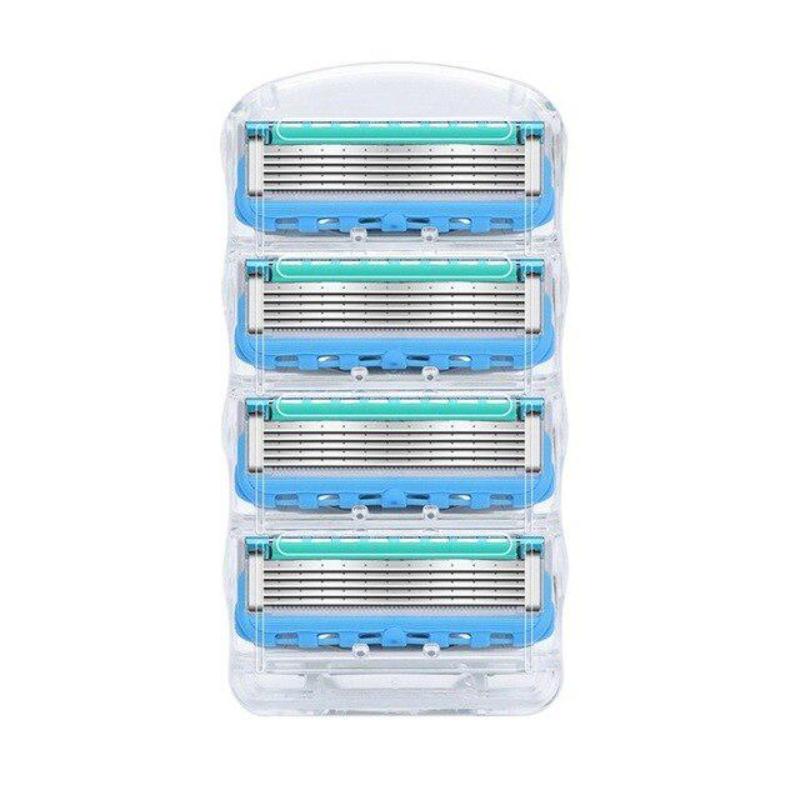 

Новые 4 шт./лот лезвия для бритья кассета лезвие для бритья для мужчин лицо 4pcs