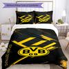 Borussia Dortmund Bedding Set Breathable Duvet Cover With Pillowcases Home Decoration Birthday Gift
