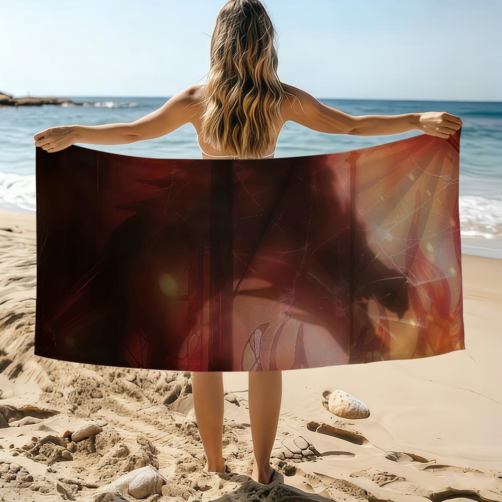 Game Love and Deepspace Sylus Towel Beach Towel Oversized Quick Dry Towel Absorbent Soft Swim BeachTowels for Men Women