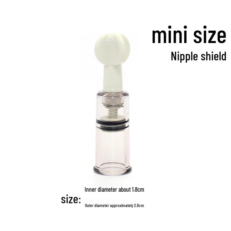 Women's Nipple Suction Cup Massager & Clamp - Vacuum Suction Training & BDSM Flirting Toy