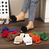 Ladies' Fashionable Casual Flat Sandals, Versatile Outdoor Wear, Flat Slippers for Wearing Outside