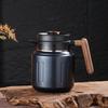 316 Stainless Steel Portable Insulated Teapot with Titanium Plating and Tea-Water Separation, Large Capacity for Stewing