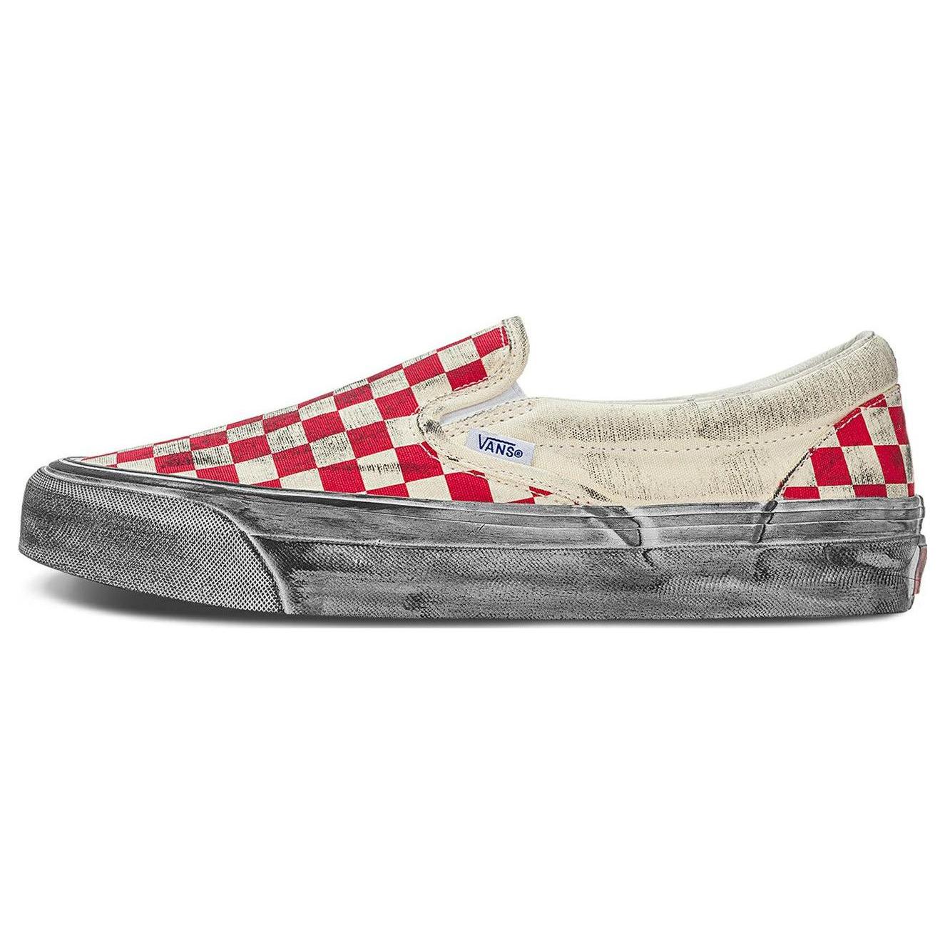 

Slip-On Og Classic Vans Lx Stressed - Red Checkerboard VN0A32QN9Y1 34.5