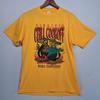 Vintage Single Stitch Virginia Chili Cookoff T Shirt Yellow M / L 1991