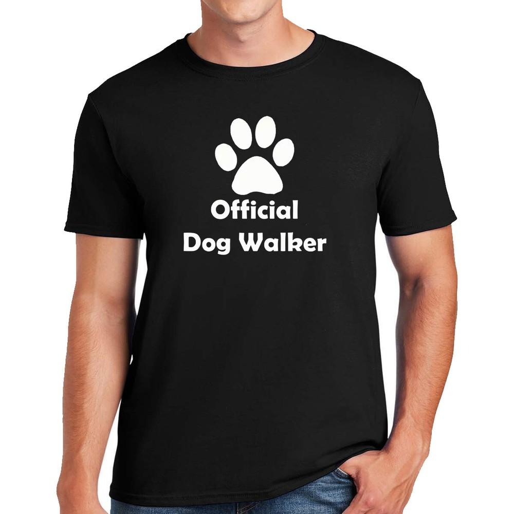 Official Dog Walker | FUNNY | NOVELTY | JOKE | MEN'S T-shirt TEE TOP