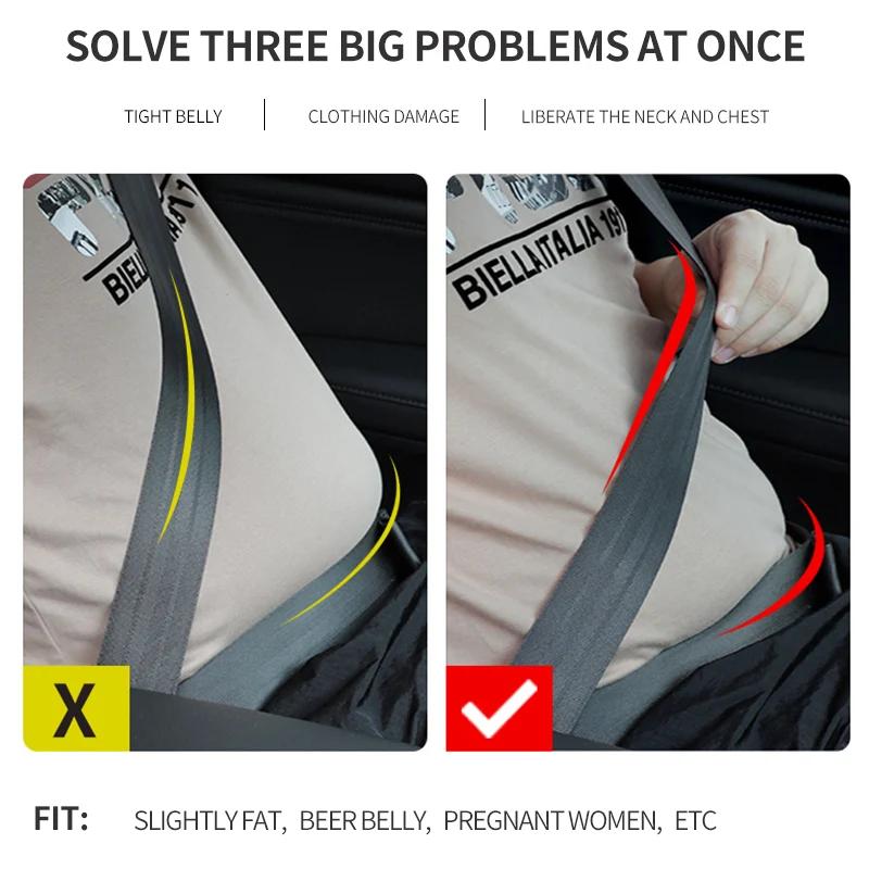 New Car Seat Belt Clip Safety Adjustable Auto Stopper Buckle Clip Magnetic For Ford Mustang BA Shelby SYNus King GTX1 Ka Fusion