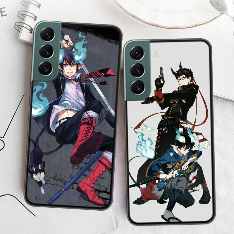 Anime Ao no Exorcist Okumura Rin Phone Case For Samsung Galaxy S22 S25 Ultra S21 S10 Plus S26 Edge S20 S23 S24 FE Cover Sili