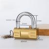 Waterproof Heavy Duty Padlock Rust Proof Anti-theft Padlock  Outdoor Gym Dormitory Cabinet Door