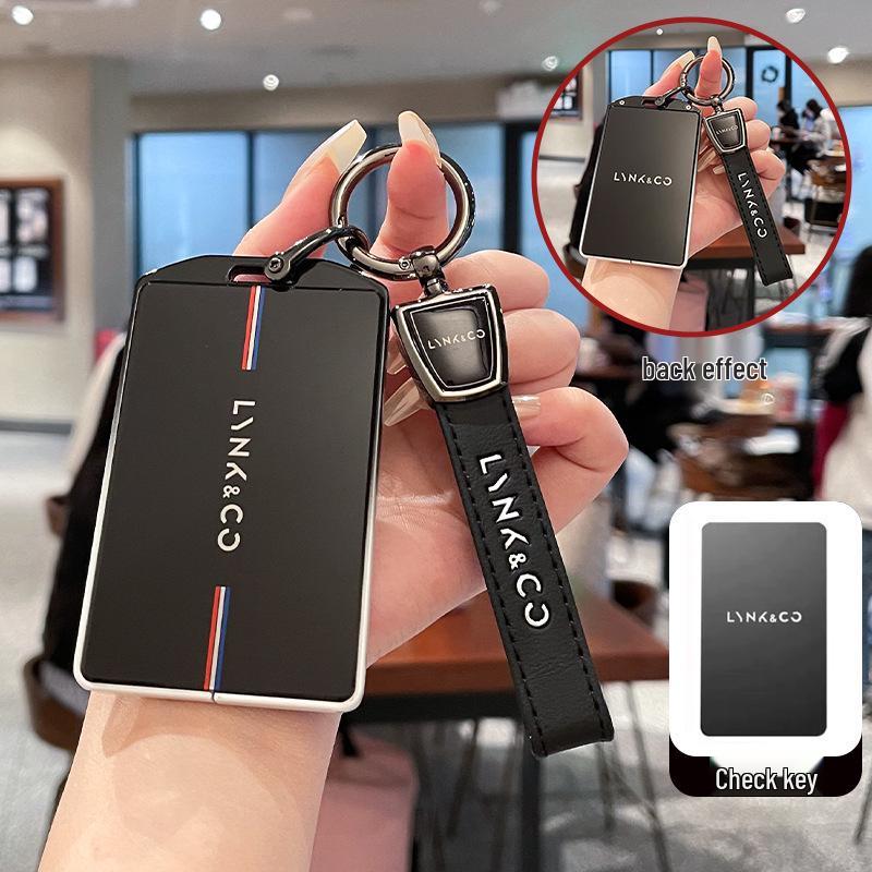 Lynk & Co 07/08/09 Suede Key Card Cover - Men's & Women's Remote Holder (2024)