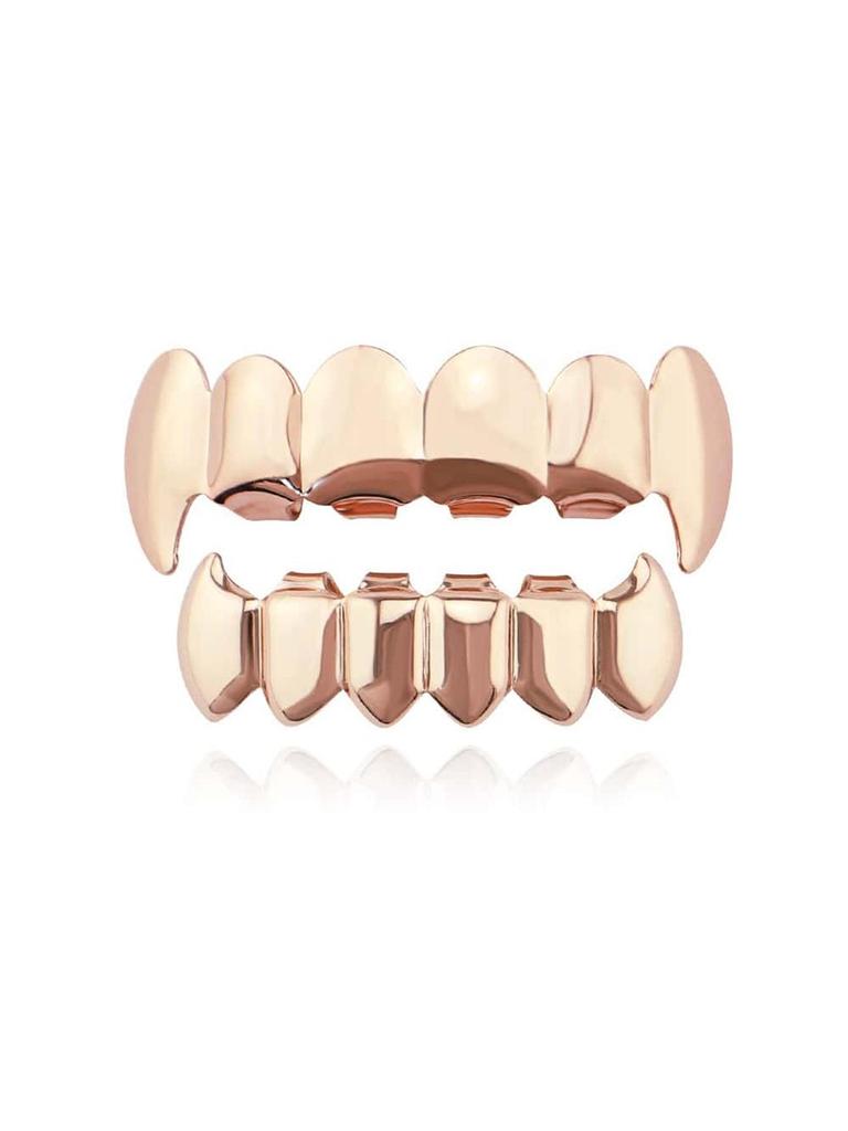 Smooth Six-Tooth Canine Hip Hop Teeth Grill - European and American Style