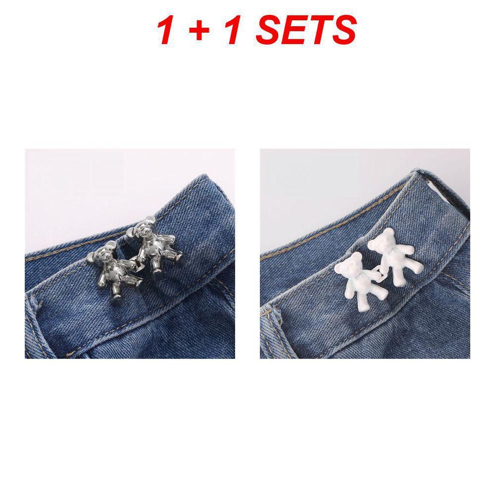 

2/3/4 КОМПЛЕКТА Пуговицы для талии Уменьшают талию Удобные и практичные 2 спецификации Модный зажим для брюк Сплав