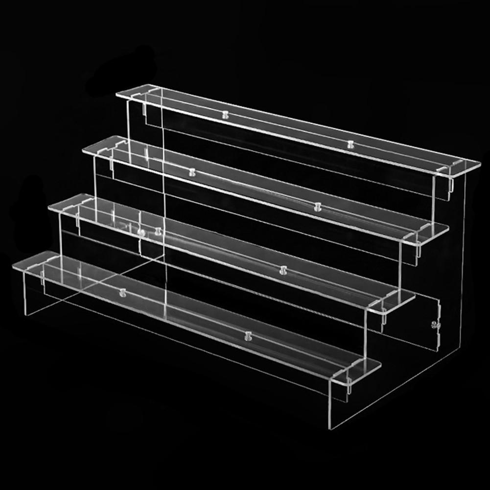 Представьте свою коллекцию с этой 25-ярусной прозрачной акриловой подставкой 4 layers 35cm