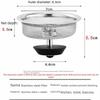 Stainless Steel Kitchen Sink Filter: Anti-Blocking Drain Cover for Vegetable Basin and Garbage.