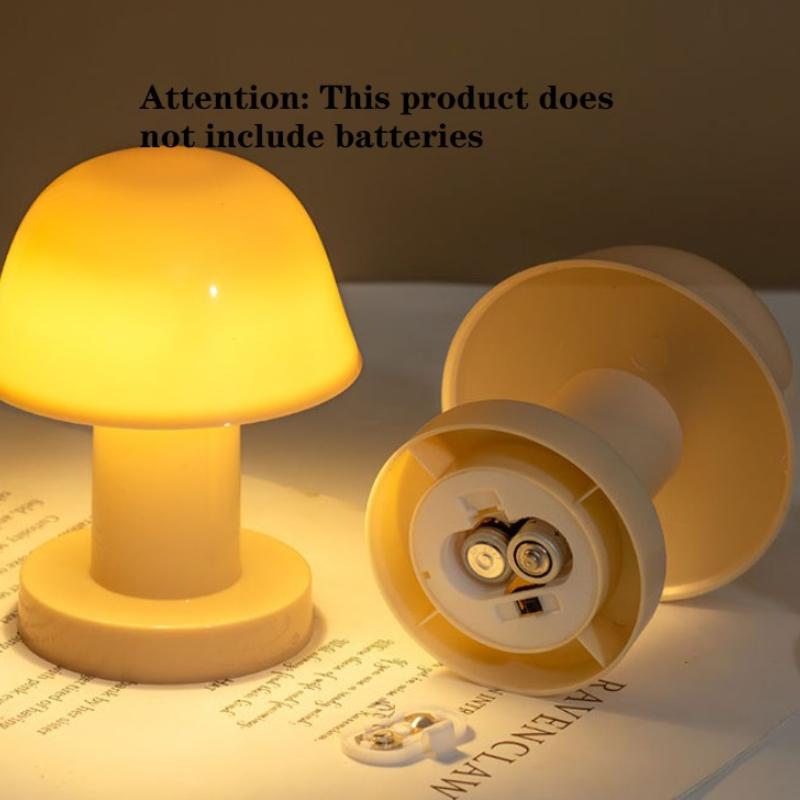Pilzlampe LED Nachtlicht Sonnenuntergang Schreibtisch Kreativ Batteriebetrieben Tischlampen Zuhause Schlafzimmer Tischdekoration