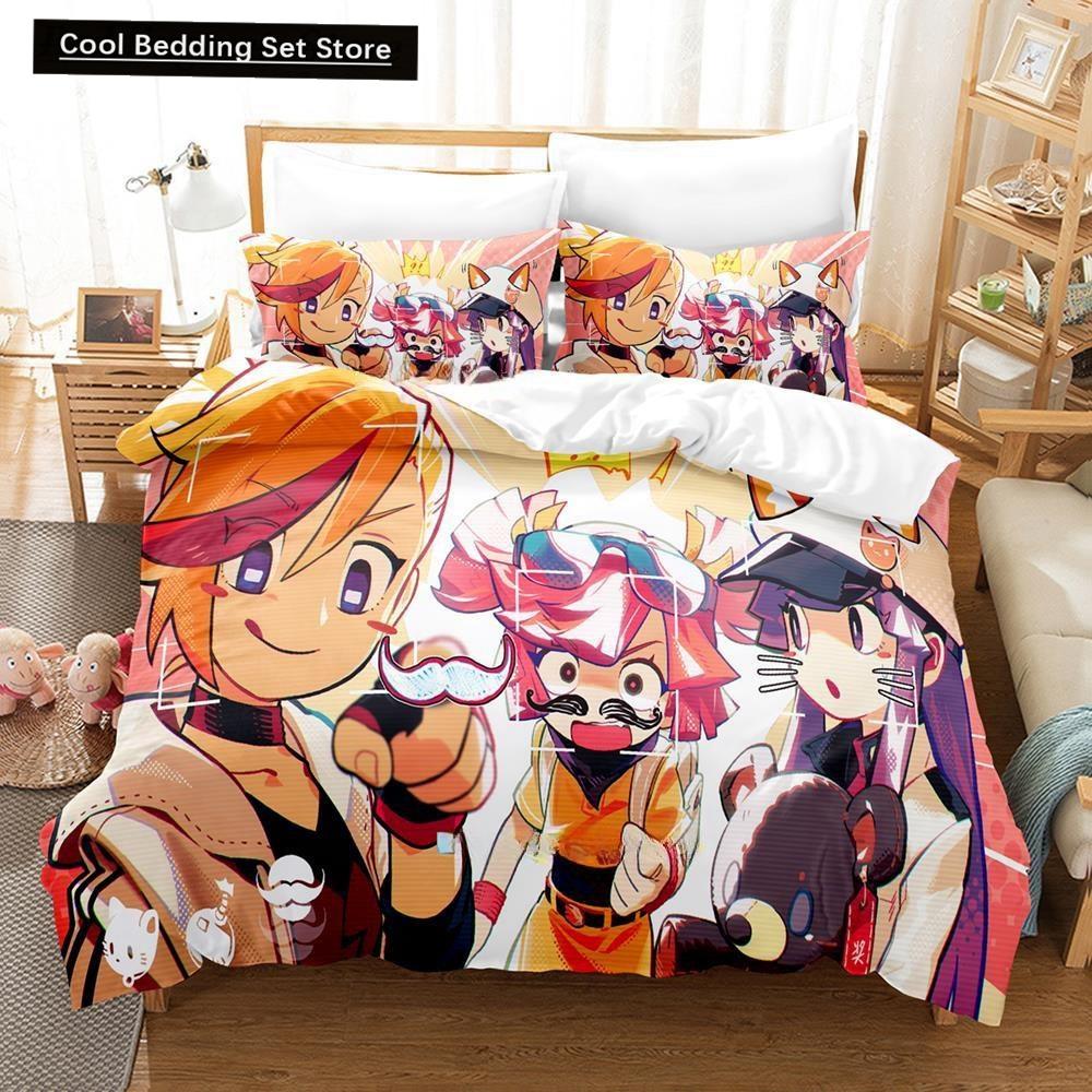 Fashion 3D Print Music Game  Muse Dash Bedding Set Single Twin Full Queen King Size Bed Set Adult Kid Bedroom Duvet Cover Sets