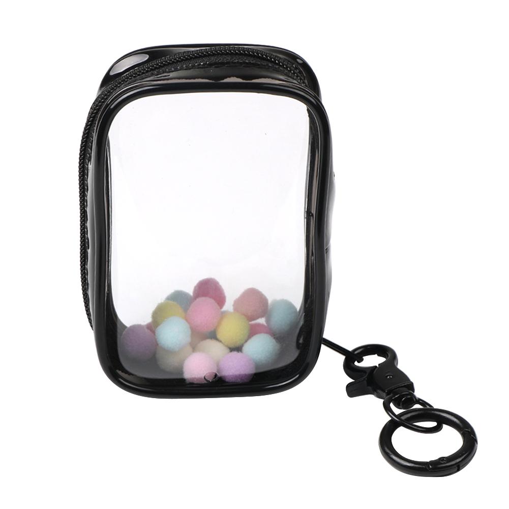 Portable Transparent PVC Organizer Box Bag Toy Storage Zipper Pouch for Doll Toy