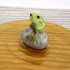 A Cute Figurine with a Frog Sitting On the Water 14 X 13 X 5 Cm Acrylic Cute To Display On the Bay Window or Shelf of a Can Also Be Used As an Small