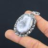 Womens day Sale Natural Dendrite Opal Sister Boho Bezel New Pendant 925 Silver