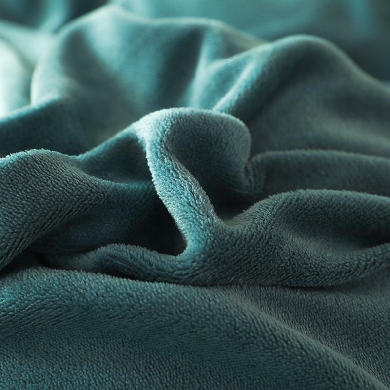 Warm Velvet Duvet Cover Skin-friendly Quilt Cover Solid Color Comforter Cover Home Bedding housse de couette (No Pillowcase)