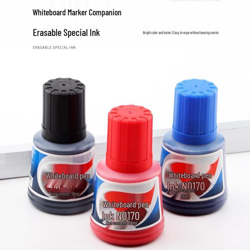 BAOKE NO.170 Whiteboard Marker Ink Refill - 12 Pack