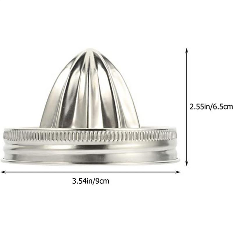 304 Stainless Steel Lemon Juicer Lid Home Small Creative Juicer Lid Portable Manual Juicer Orange Squeezer Kitchen Supplies