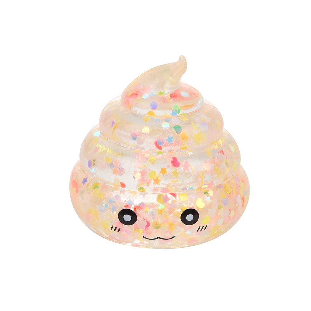 Novinka Squishy Maltózové Hovno Stresové Squishies Hračky Třpytivé Vtipné Pružné Mačkací Fidget Hračky pro Dospělé Dárek na První April