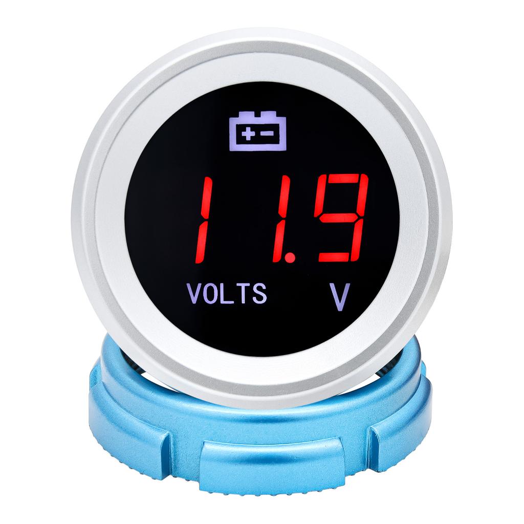 AD NEW Marine Boat Car 52MM Gauge Oil Pressure Gauge Water Temperature Fuel Level Meter Voltmeter with Warning Alarm