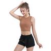 Damen Ärmelloses Schnelltrocknendes Yoga-Weste mit Brustpolstern - Atmungsaktives Fitness- & Lauf-Top