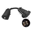 Trailer Conversion Plug Socket 7-pin EU Socket To 7 RV Blade Trailer Adapter Connector Power Conversion for Trailer Accessories