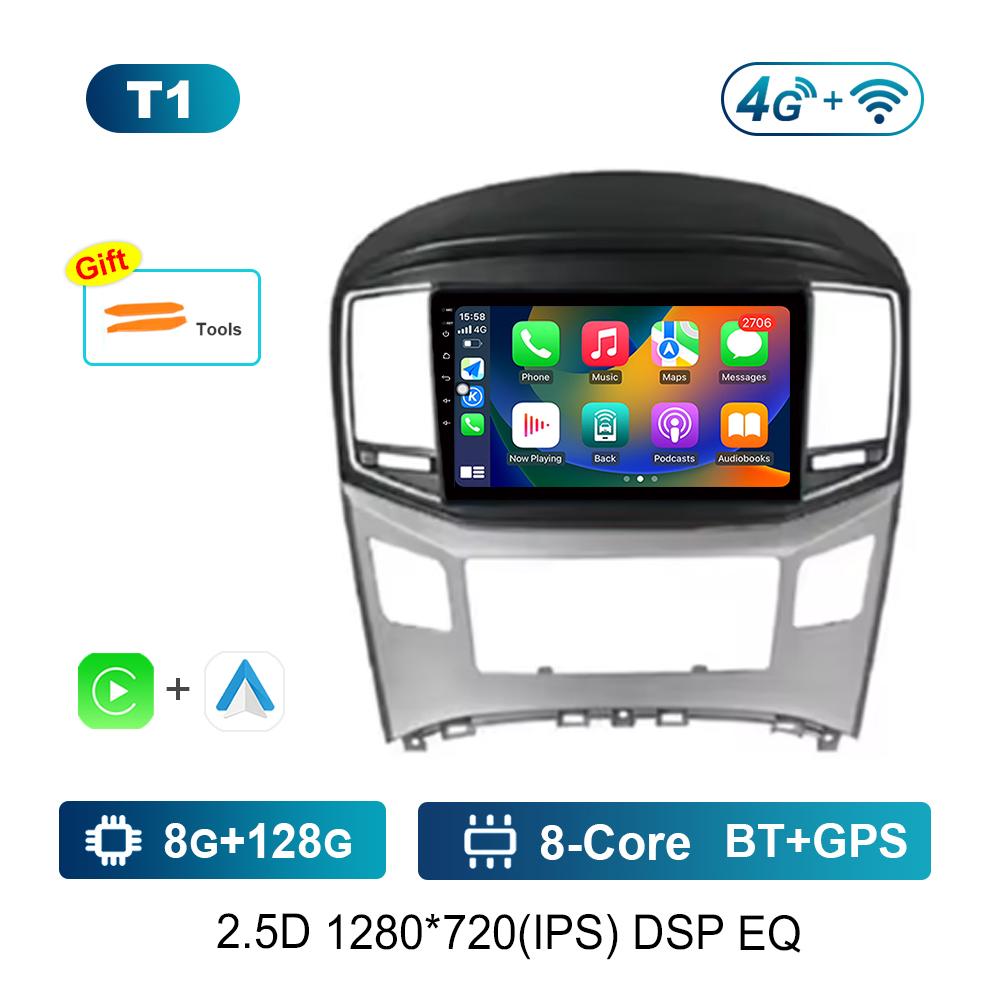 9 Inch Android OS for Hyundai H1 Grand Starex I8000 TQ 2007 - 2015 Car Radio Video Multimedia Player GPS 4G Bluetooth Auto Tools